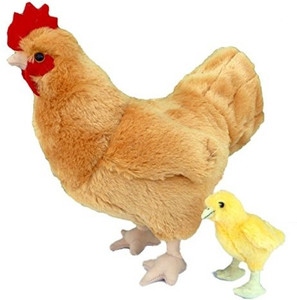 Soft top chicken toy