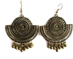 Flipkart Buy Gemsjewellery Golden Metal Earrings for Women Alloy Jhumki Earring Online at Best Prices in India