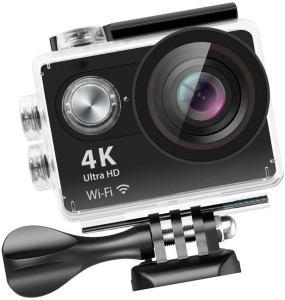 techobucks 4k action camera wi-fi 16mp full hd 1080p waterproof cam sm-113 sports & action camera(black)