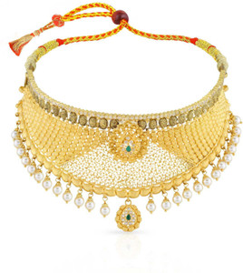 Malabar gold choker hotsell necklace with price