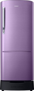 Samsung 202 L Direct Cool Single Door 4 Star (2019) Refrigerator with Base Drawer(Luxe Purple, RR22R383YRU)
