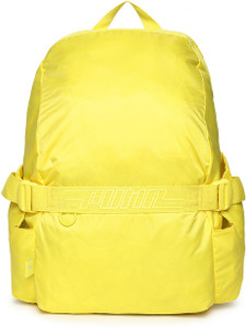PUMA Women Cosmic Backpack 23 L Laptop Backpack Yellow Price in