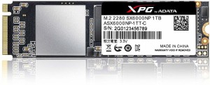 XPG SX6000 1 TB Laptop Internal Solid State Drive (ASX6000NP-1TT-C)