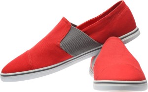puma elsu v2 slip on idp slip on sneakers for men(red, grey)
