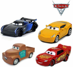 Disney Cars Metal Car Toys Lightning Set of 4 Metal Car Toys