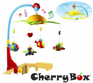 CherryBox Ceiling Walls Hanging Colorful Toy for Cot Cradle