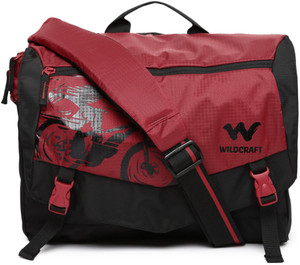 Buy Wildcraft Men Women Black Red Messenger Bag Black Online