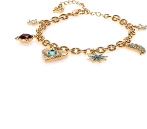 Buy Red Valentine Pearl  Swarovski Crystal HeartLove Dangling Charms  Stylish Bracelet Fashion Jewellery Shamballa Diamond Crystal Ball Bracelet  at Amazonin
