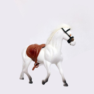 White toy horse 2025