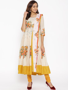 BIBA Printed Anarkali Kurta Bottom Dupatta Set Buy BIBA Printed Anarkali Kurta Bottom Dupatta Set Online at Best Prices in India Flipkart