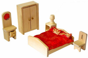 Wooden best sale barbie furniture