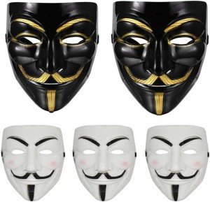 Partysanthe Stoneman Party Masks Black 2pcs Party Mask Price in India - Buy  Partysanthe Stoneman Party Masks Black 2pcs Party Mask online at