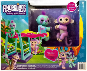 Fingerlings monkey bar & swing playset deals