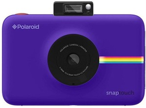 polaroid snap touch with lcd display (purple) 2x3-inch premium zink photo paper (30 pack) instant camera(purple)