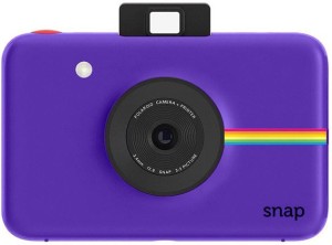 polaroid snap instant camera (purple) with zink zero ink printing technology instant camera(purple)