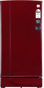 Godrej 190 L Direct Cool Single Door 2 Star (2019) Refrigerator(Wine Red, RD EDGE 205 WRF 2.2 WIN RED)