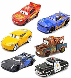 Bestie Toys Diecast Metal Lightning McQueen Black Storm Diecast