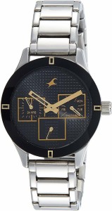 fastrack 6078sm09 monochrome analog watch  - for women
