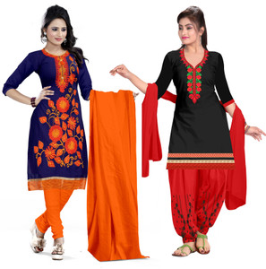 Limedeal Cotton Embroidered Suit Fabric Price in India Buy