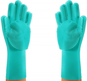 saisaien silicon gloves for washing clothes With Scrubber Reusable Wet and Dry Glove Price in India Buy saisaien silicon gloves for washing clothes With Scrubber Reusable Wet and Dry Glove online at F...