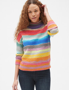 Gap multicolor hotsell striped sweater
