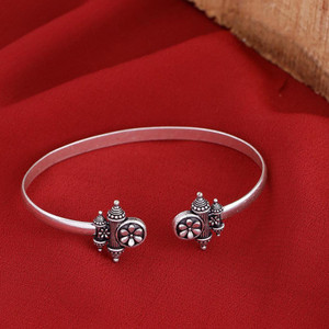 Voylla Brass Silver Cuff Price in India Buy Voylla Brass Silver