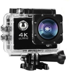 ineffable action camera ultra hd 4k wifi 1080p/60fps 2.0 lcd waterproof 18 sports & action camera(black)