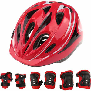 Baggallini Skating Scooter Helmet Knee Elbow Pad Wrist Guard