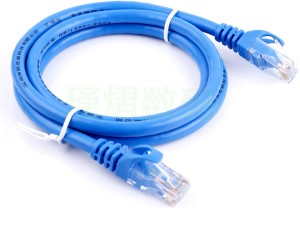 wnd 1.5 patch cord 1.5 m Power Cord(Compatible with computer,desktop, White, Blue)