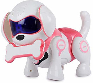 Webby Wireless Walking Talking Robot Puppy with Magnetic Bone Toy
