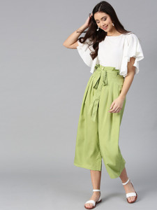BITTERLIME Women Ethnic Top Palazzo Set Buy BITTERLIME Women