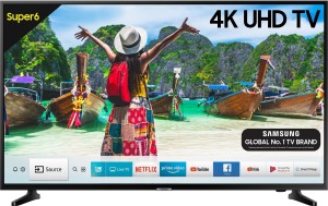 Samsung Super 6 108cm (43 inch) Ultra HD (4K) LED Smart TV(UA43NU6100KXXL / UA43NU6100KLXL)