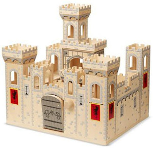 Melissa & doug castle wooden store figure set