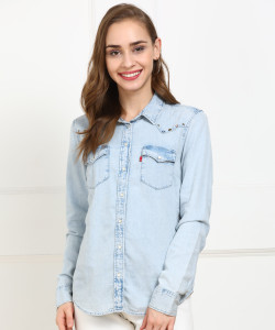 Levis denim shirt womens india hotsell