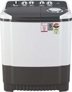 LG 7 kg 4 Star Semi Automatic Top Load Grey, White(P7020NGAY)