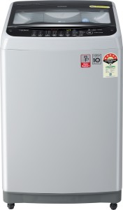 LG 7 kg Fully Automatic Top Load Grey, Silver(T70SNSF3Z)