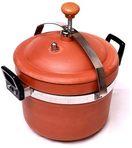 All Desi Clay Pressure cooker 5 L Pressure Cooker Price in India