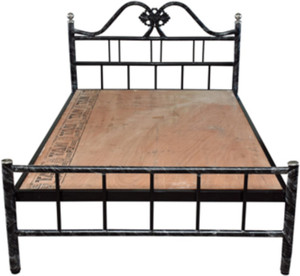 Double cot on sale steel bed