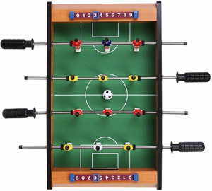 Glowbird Wooden Scoccer Game FuzzBall Indoor Football Game with