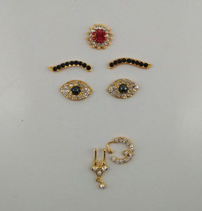 pranaam amman jewellery face jewellery deity face eyes nose ring