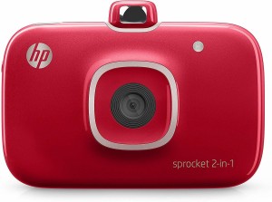 hp photo printer 2fb96a#742 instant camera(red)