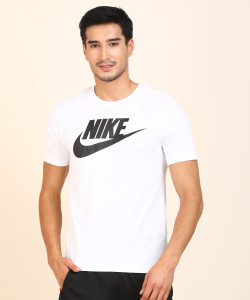 White nike logo t online shirt