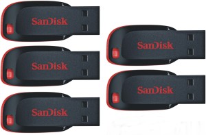 SanDisk CRUZER BLADE 64 GB Pen Drive(Red)