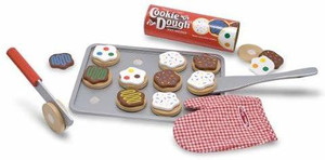MELISSA DOUG Slice And Bake Wooden Cookie Play Food Set Pretend