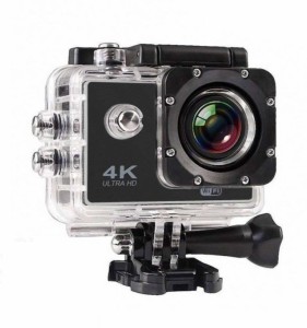 ab-hee powershot 4k ultra hd 12 mp wifi waterproof digital action & sports sports and action camera(black, 16 mp)