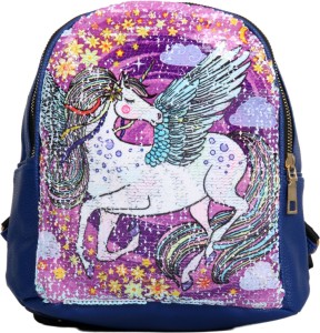 EZ Life Sequin Bag - Colorful Unicorn- Blue Bag