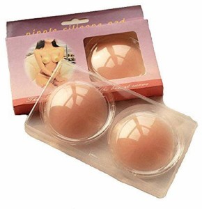Wooger Women Reusable Silicone Peel and Stick Bra Pads (Beige Pack of 1) Silicone Peel and Stick Bra Petals