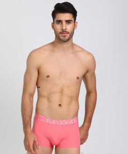 Mens pink top calvin klein underwear