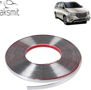 aksmit 10 MM 20 Meter Chrome Diy Moulding Trim Strip For Innova