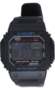 Lasika Lasika K SPORT W F109 Black Sports Watch SW003 Digital